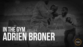 In the gym with Adrien Broner