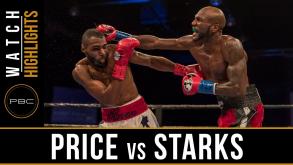 Price vs Starks highlights: September 3, 2016