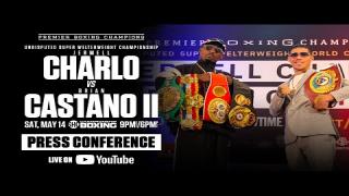 Embedded thumbnail for FINAL PRESS CONFERENCE: Jermell Charlo vs Brian Castano 2 | #CharloCastano2