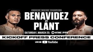 Embedded thumbnail for BENAVIDEZ vs PLANT Kickoff Press Conference | #BenavidezPlant