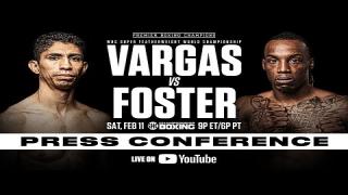 Embedded thumbnail for Vargas vs Foster FINAL PRESS CONFERENCE | #VargasFoster