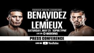 Embedded thumbnail for FINAL PRESS CONFERENCE: David Benavidez vs David Lemieux | #BenavidezLemieux