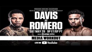 Embedded thumbnail for MEDIA WORKOUT: Gervonta Davis vs Rolando Romero | #DavisRomero