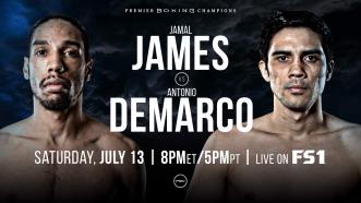 Jamal James faces former Champ Antonio DeMarco July 13 on FS1