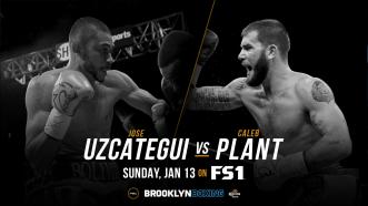 Jose Uzcategui defends his IBF Super Middleweight World Title vs unbeaten contender Caleb Plant Jan. 13 on FS1