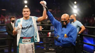 Amilcar Vidal Stops Edward Ortiz in Two