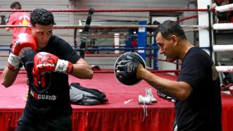 David Benavidez training