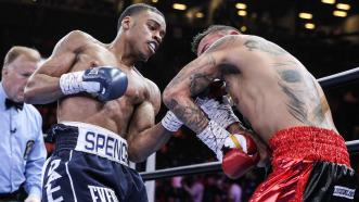 Errol Spence Jr. and Samuel Vargas