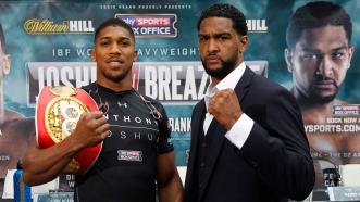 Anthony Joshua and Dominic Breazeale