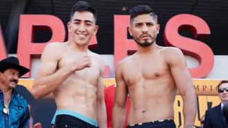 Leo Santa Cruz and Abner Mares