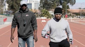 Shawn Porter and coach Larry Wade