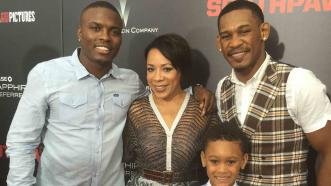 Peter Quillin, Selenis Leyva and Daniel Jacobs