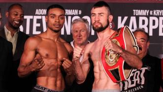 Errol Spence Jr. and Chris van Heerden