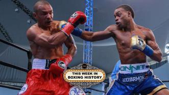 Errol Spence Jr. and Leonard Bundu