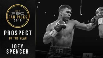 Joey Spencer earns PBC’s Prospect Of The Year Award for 2019