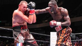 Deontay Wilder and Johann Duhaupas
