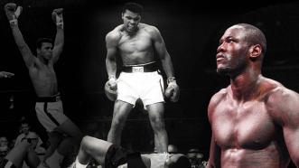 Muhammad Ali and Deontay Wilder