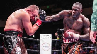 Deontay Wilder and Johann Duhaupas