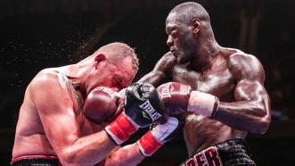 Deontay Wilder and Johann Duhaupas