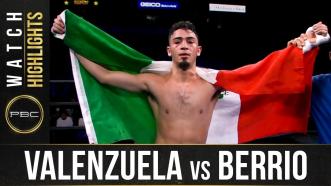 Valenzuela vs Berrio - Watch Fight Highlights | September 18, 2021