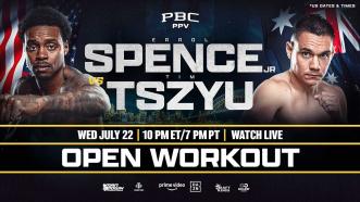 Spence vs. Tszyu OPEN WORKOUTS LIVESTREAM