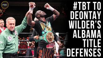Deontay Wilder's Alabama Title Defenses