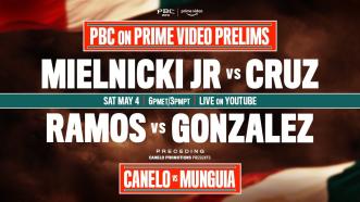 PBC on PRIME VIDEO PRELIMS | #CaneloMunguia