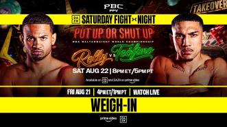 Rolly vs. Teofimo WEIGH-IN LIVESTREAM