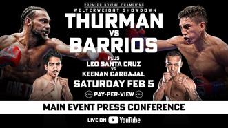 Thurman vs Barrios MAIN EVENT PRESS CONFERENCE