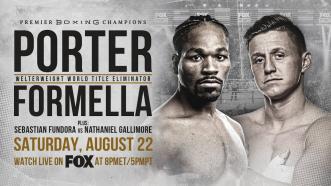 Porter vs Formella PREVIEW: August 22, 2020