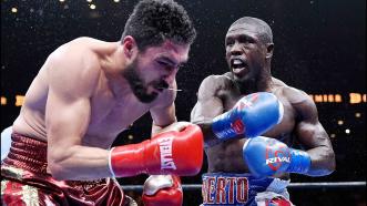 Andre Berto drops Josesito Lopez