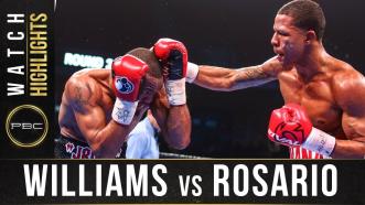 Williams vs Rosario - Watch Fight Highlights | January 18, 2020