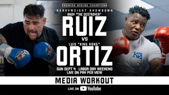 Andy Ruiz Jr. vs Luis Ortiz - Media Workout