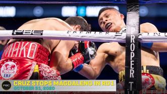 Isaac Cruz Stops Diego Magdaleno in Under a Minute