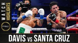 Davis vs Santa Cruz - Watch Fight Highlights | October 31, 2020
