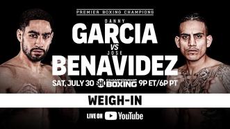 Danny Garcia vs Jose Benavidez Jr. OFFICIAL WEIGH-IN | #GarciaBenavidez