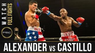 Alexander vs Castillo Full Fight: November 21, 2017 - PBC on FS1