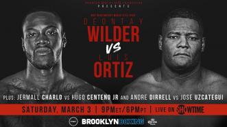 PBC This Just In: Wilder vs Ortiz announced for March 3, 2018