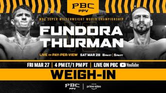 Fundora vs. Thurman WEIGH-IN LIVESTREAM