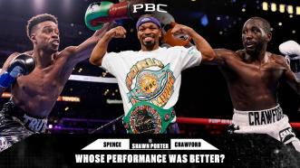 Who Performed Better Against Shawn Porter: Errol Spence Jr. or Terence Crawford?