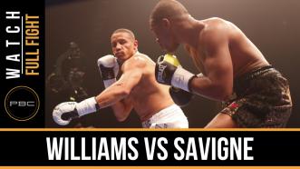 Williams vs Savigne full fight: November 13, 2015