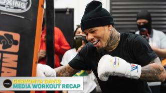 Gervonta Davis Media Workout Recap