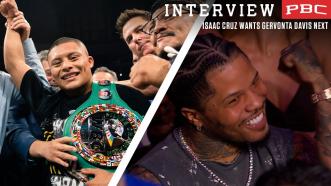 Interview: Isaac Cruz calls out Gervonta Davis after KO