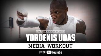 Yordenis Ugas MEDIA WORKOUT | #SpenceUgas