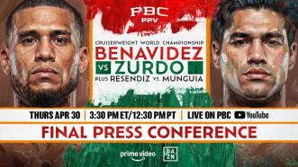 Benavidez vs. Zurdo FINAL PRESS CONFERENCE LIVE STREAM