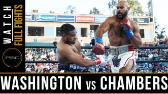 Washington vs Chambers Watch Full Fight |  April 30, 2016 