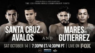 Santa Cruz vs Avalos and Mares vs Gutierrez Preview: October 14, 2017