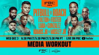 Pitbull vs. Roach MEDIA WORKOUT LIVE STREAM