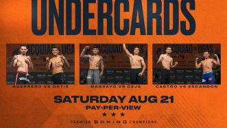 Pacquiao vs Ugas stacked Undercard!