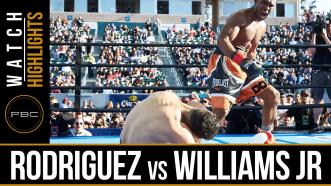 Rodriguez vs Williams Jr highlights: April 30, 2016